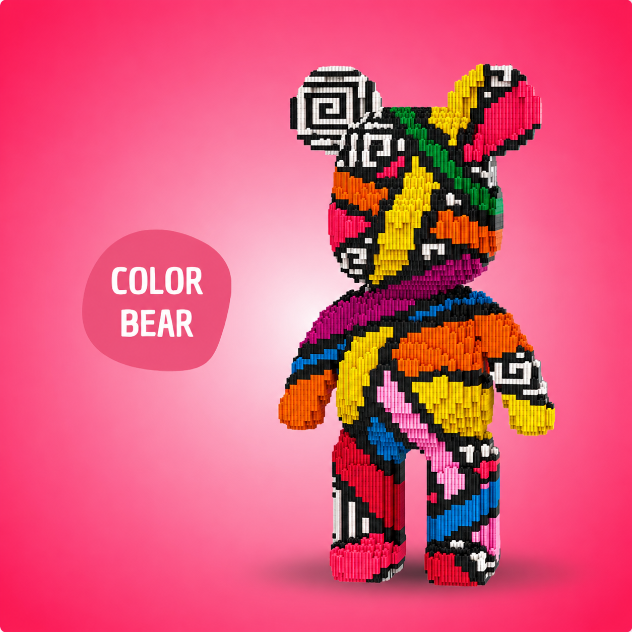 PIXIBEAR™ 組み立てアートベア