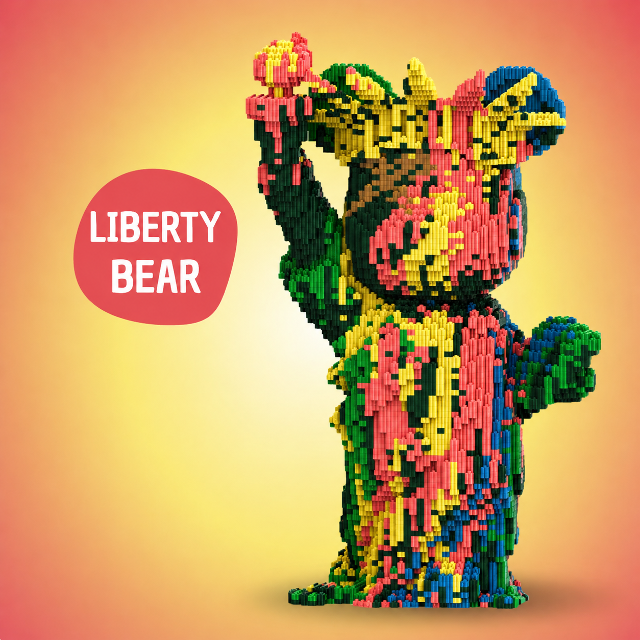 PIXIBEAR™ 組み立てアートベア