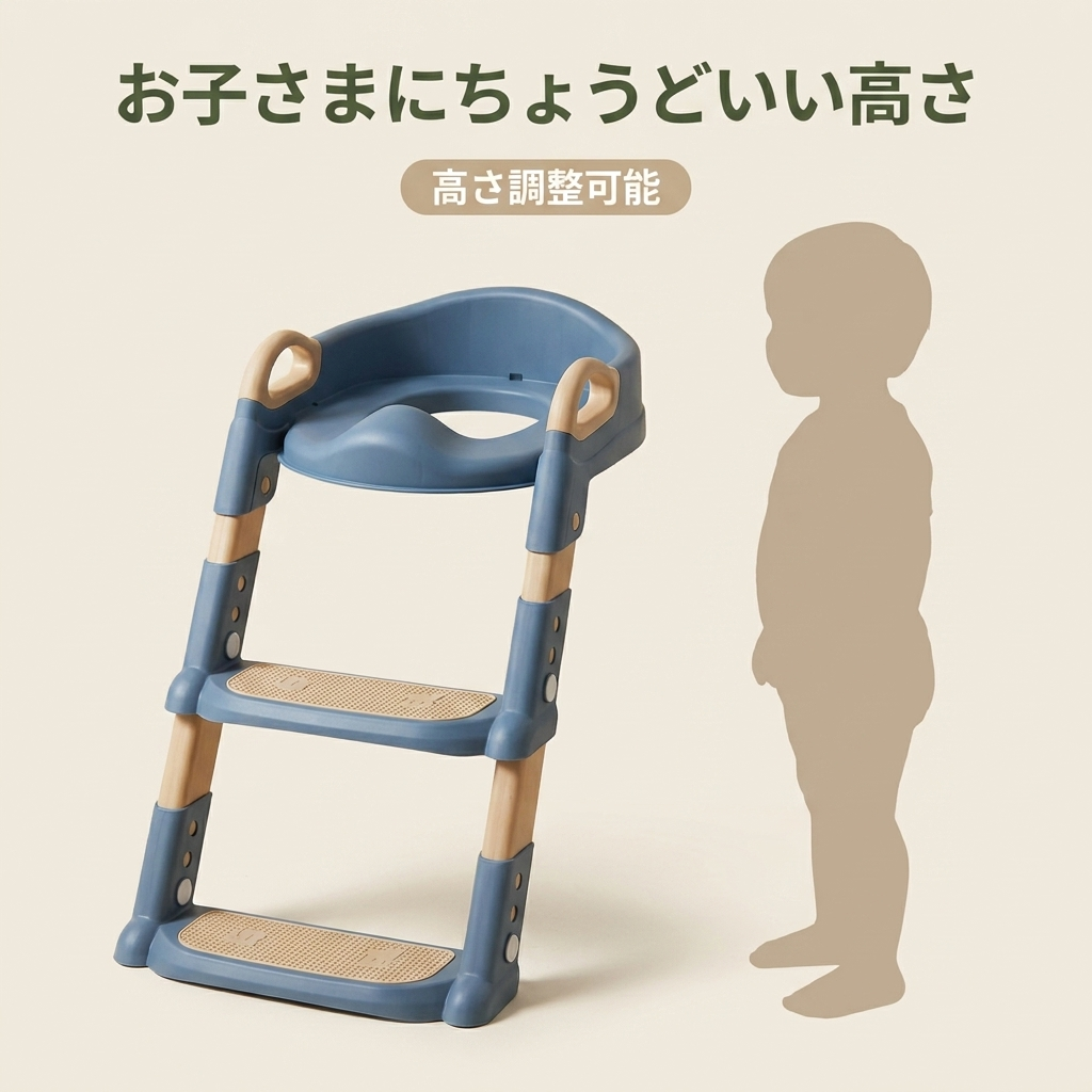 のぼれたね トイレステップ