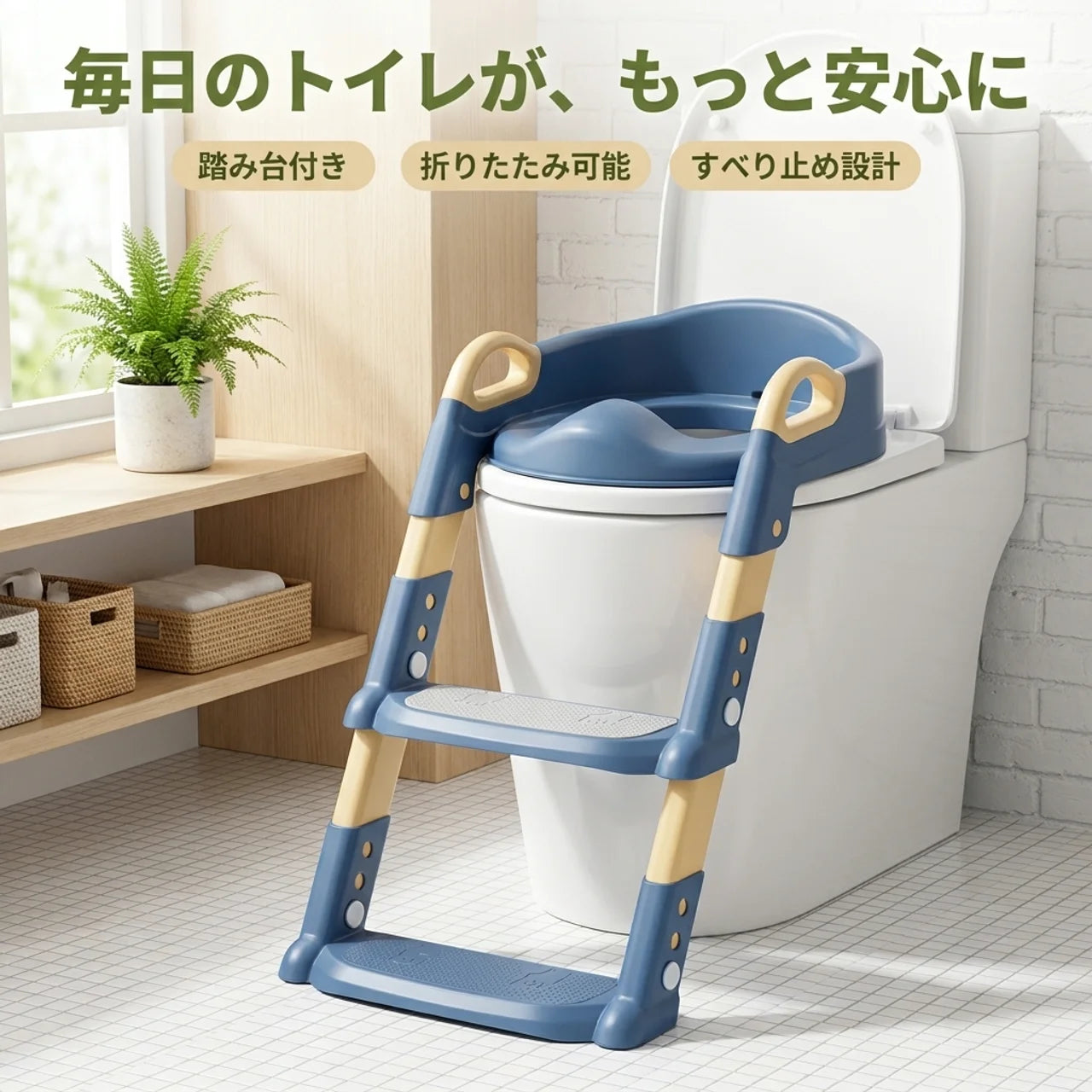 のぼれたね トイレステップ